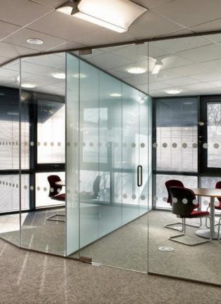 Frosted Glass, Office, Glass Partition System